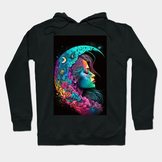 Moon Walker Hoodie by sonnycosmics